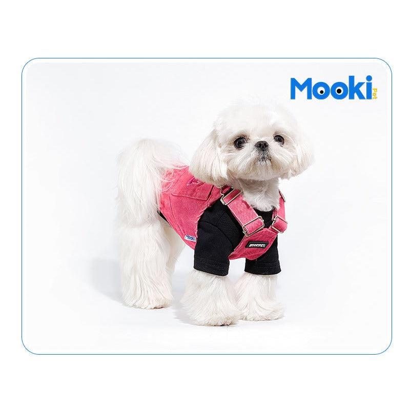 MookiPet® Pink Dog Denim Vest - KIKOPALS