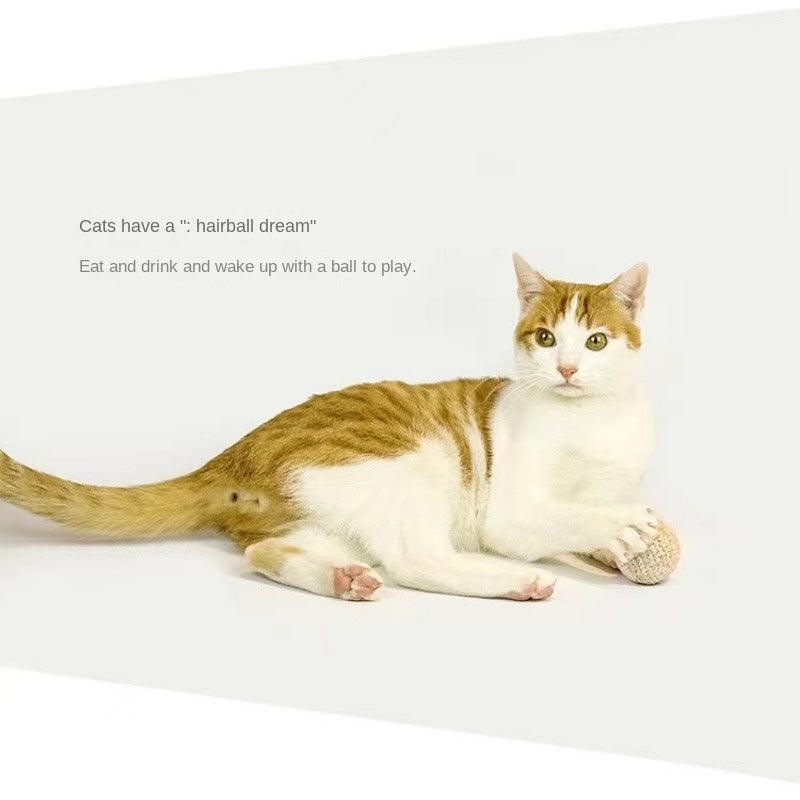 MEOWCARD® Colorful Fluffy Ball Cat Toy - KIKOPALS