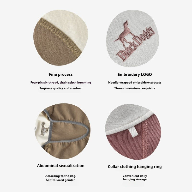 BlackDoggy® Merino Four-Legged Warmth Suit for Dogs