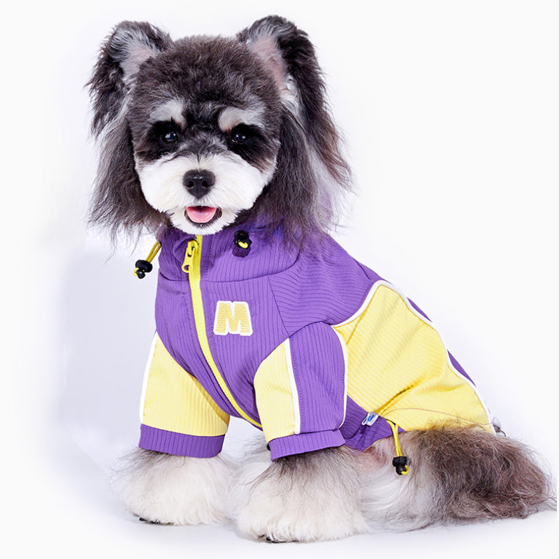MookiPet® Plush Purple Hoodie for Dogs & Cats