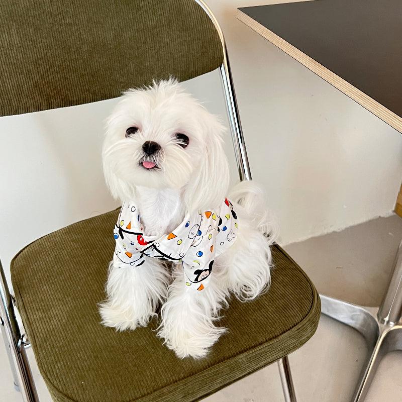 PalettePet® White Mickey Mouse Pet Shirt - KIKOPALS