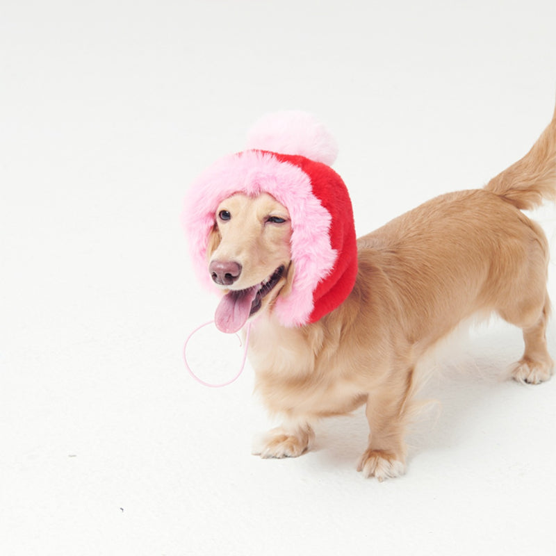 FuzFuz® Plush Ball Hat for Dogs