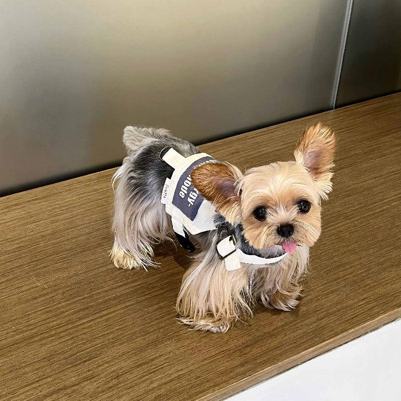 PalettePet® Vintage White & Blue Pet Vest - KIKOPALS