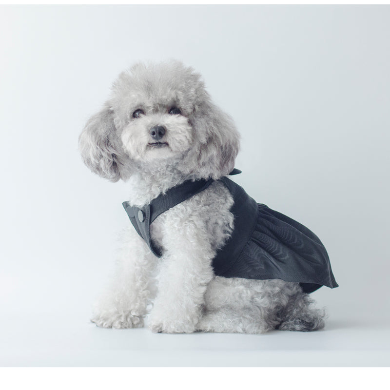 MARSHMALLOW® Cloud Pattern Silk Dress for Dogs