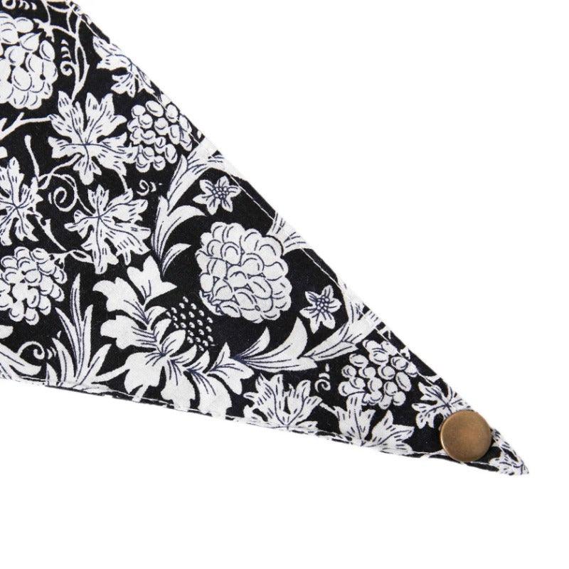 PalettePet® Black Baroque Patch Bandana - KIKOPALS