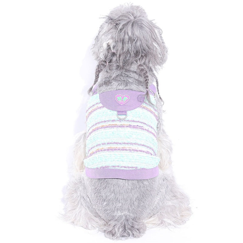 MookiPet® Colorful Striped Dog Vest