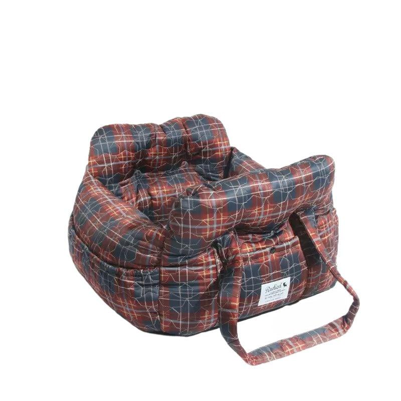 Radica® Plaid Pet Car Seat Bed - KIKOPALS