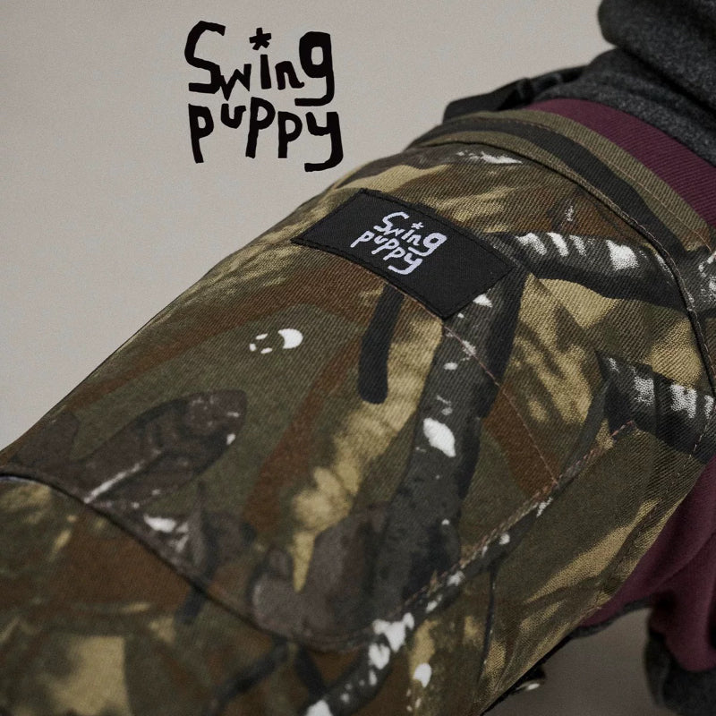 Swingpuppy® Dog Camouflage Washable Adjustable Overalls