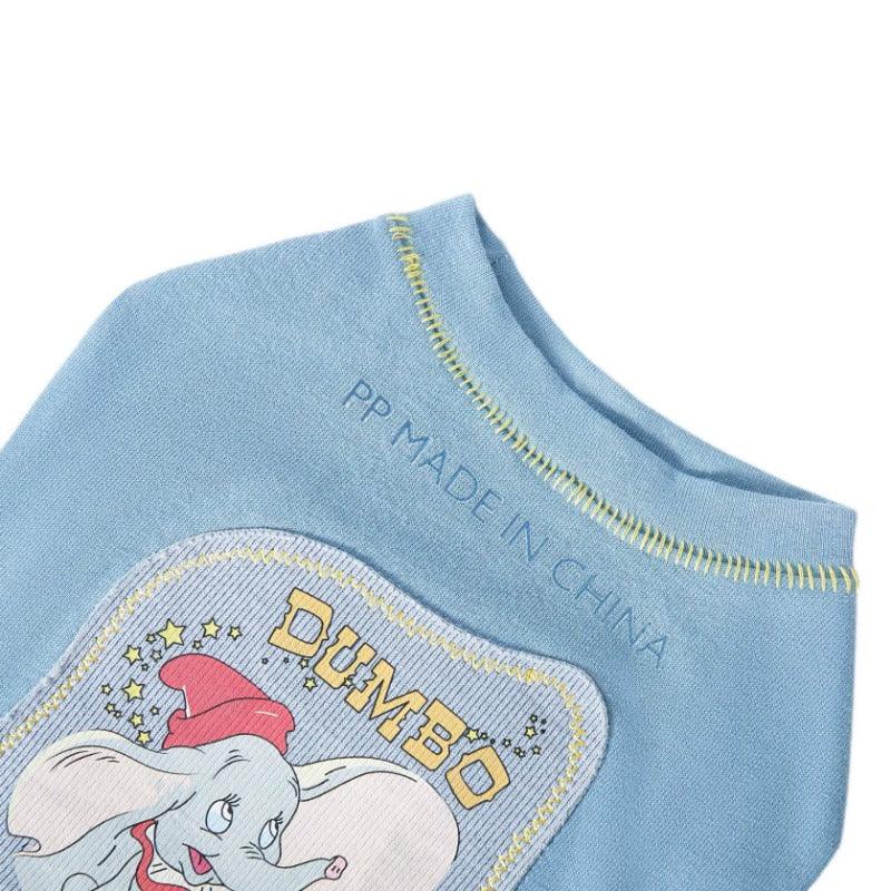 PalettePet® Smog Blue Dumbo Patch Pet T-Shirt - KIKOPALS