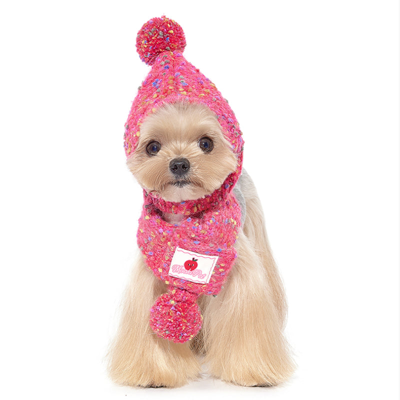 MookiPet®  Knitted Hat and Scarf for Dogs & Cats