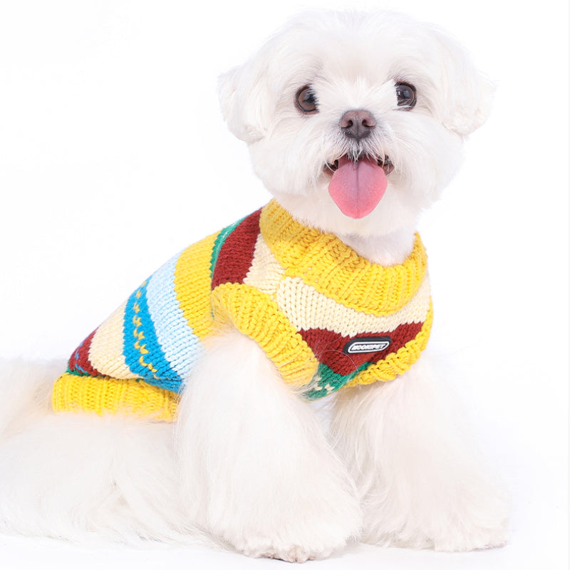 MookiPet® Vintage Striped Vest for Dogs & Cats