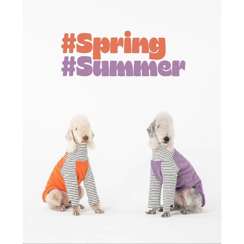 PUFFYCLOUD® Striped Dog Two-Legged Top - KIKOPALS