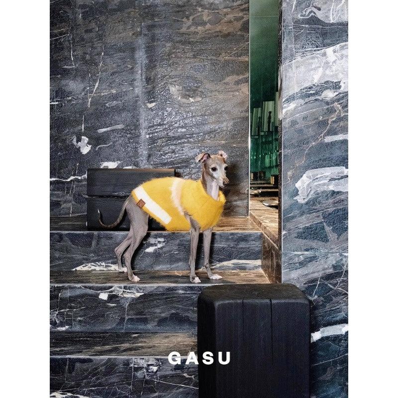 GASU® Bud Yellow Dog Knitted Sweater Vest - KIKOPALS