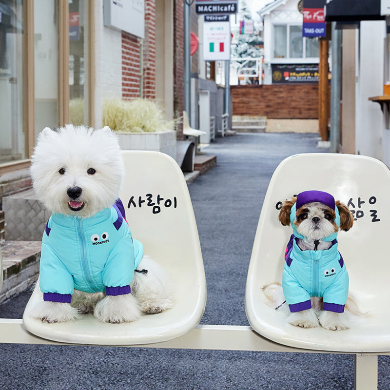 MookiPet® Blue Down Jacket for Dogs