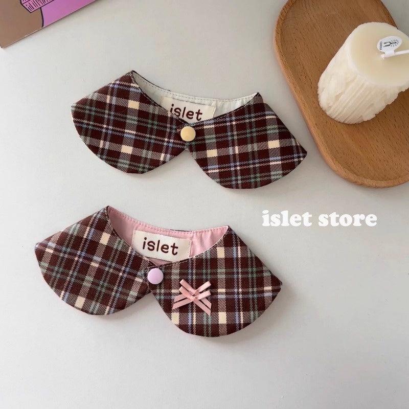 islet store® Plaid Pet Bib / Shawl - KIKOPALS