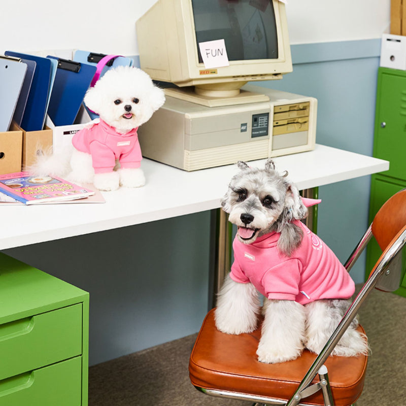 MookiPet® Pink Monster Hoodie for Dogs