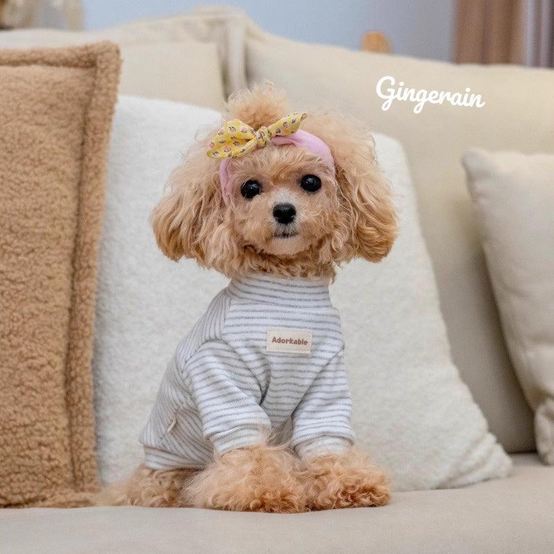 GINGERAIN® Cotton Striped Warm Pet Shirt - KIKOPALS