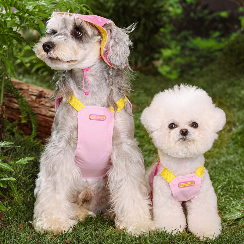 MookiPet® Mushroom Pendant Functional Vest - Pink for Dogs