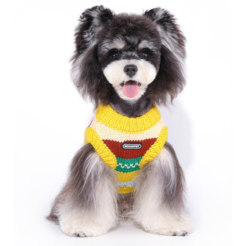 MookiPet® Vintage Striped Vest for Dogs & Cats