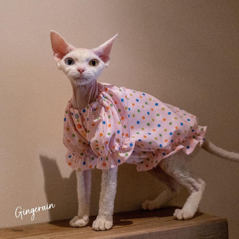 GINGERAIN® Candy Dot Doll Pet Dress - KIKOPALS