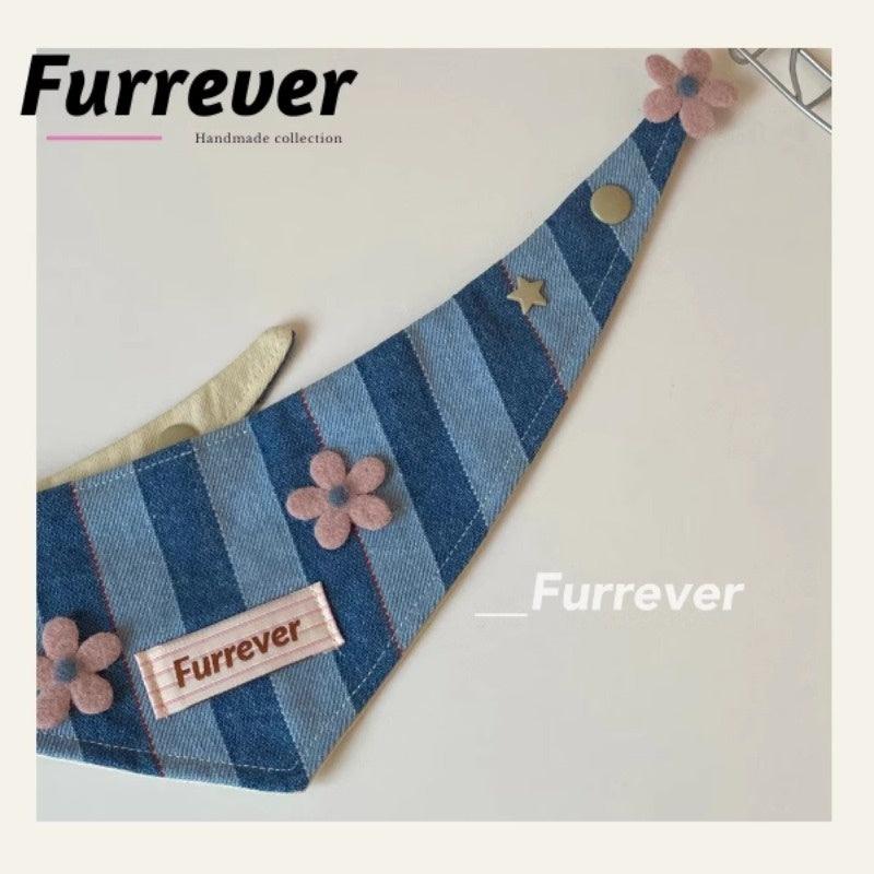 Furrever® Cowboy Striped Pet Bib - KIKOPALS