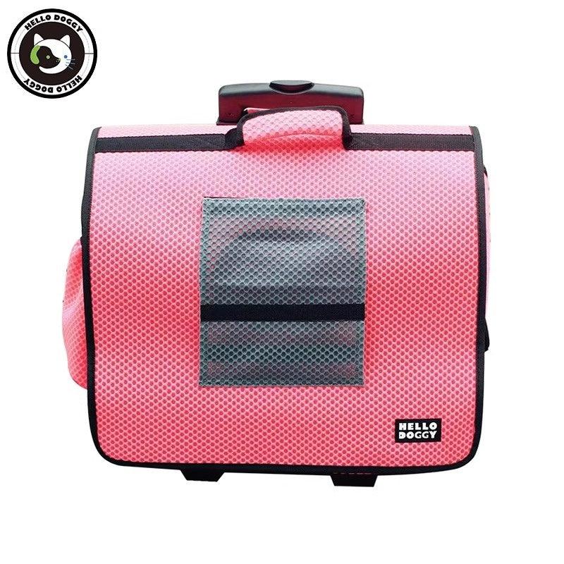 HELLODOGGY® Collapsible Portable Rolling Pet Carrier Backpack - KIKOPALS