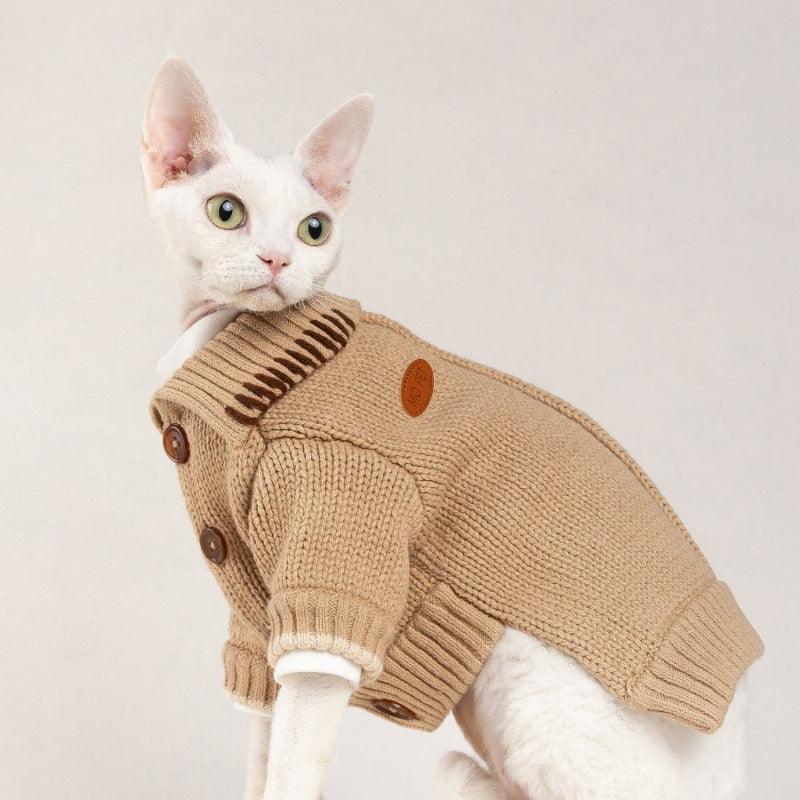 MQPET® Pet Turtleneck Sweater Cardigan - KIKOPALS