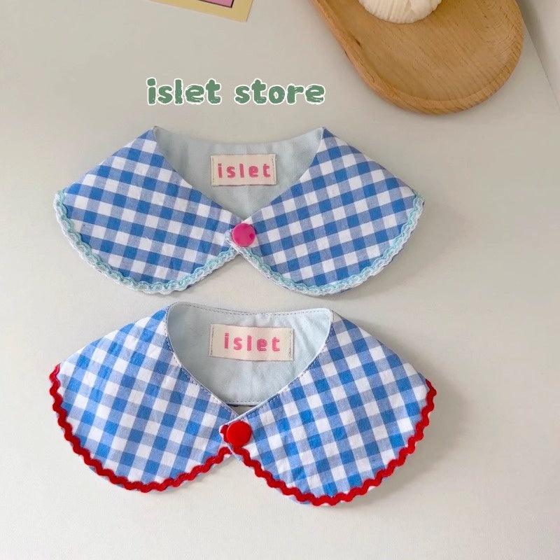 islet store® Blue Plaid Pet Bib - KIKOPALS