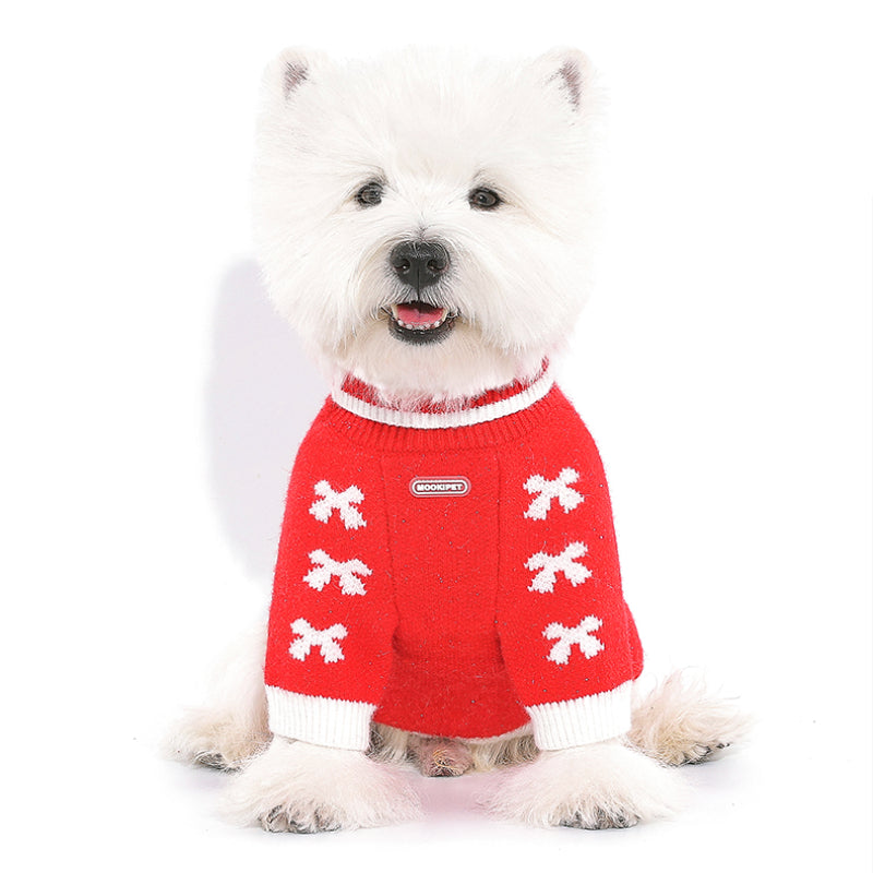 MookiPet® Pet Red Sweater for Dogs