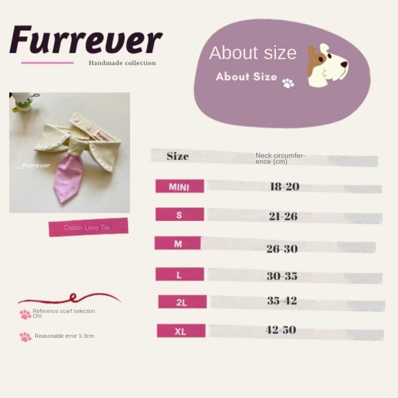 Furrever® Cream Love Tie - KIKOPALS