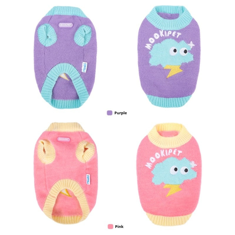 MookiPet® Lightning Cloud Sweater Vest for Dogs