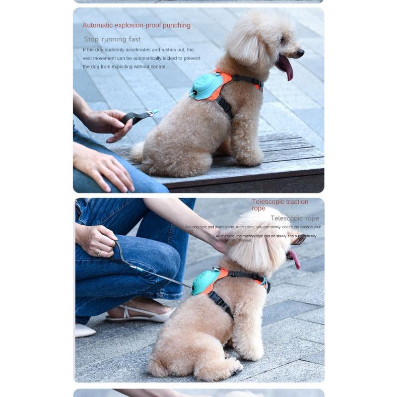 THREEDOGS® Telescopic Dog Leash Vest - KIKOPALS