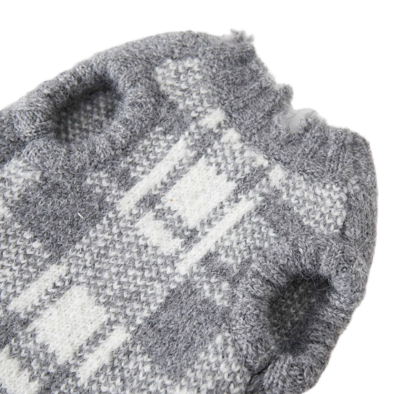 PalettePet® Vintage Sleeveless Sweater for Dogs – Grey