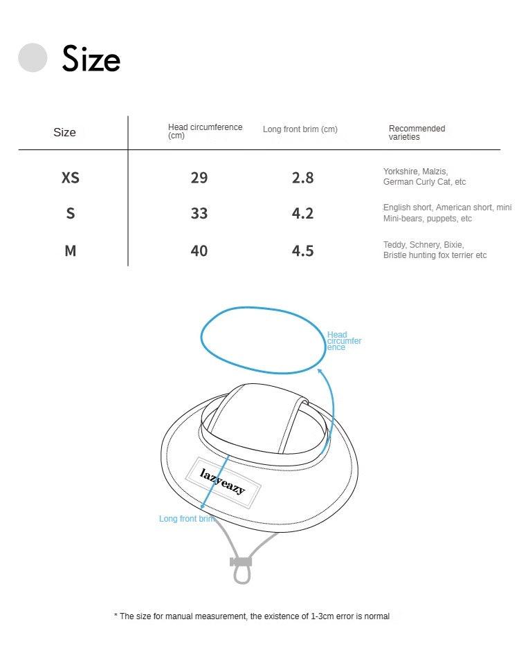 LazyEazy® Mesh Pet Sun Hat - KIKOPALS