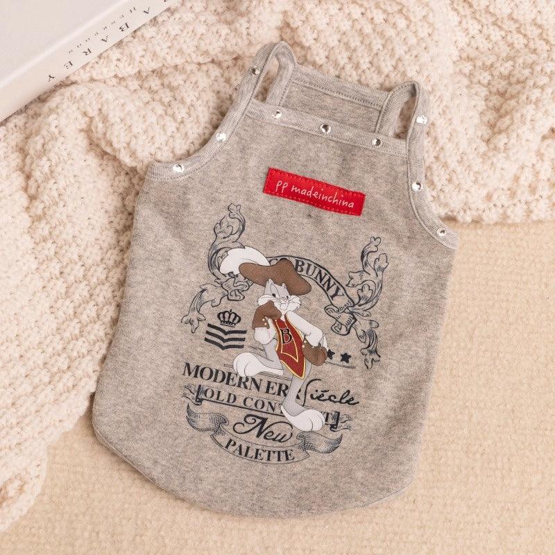 PalettePet® Gray Bugs Bunny Retro Pet Tank Top - KIKOPALS