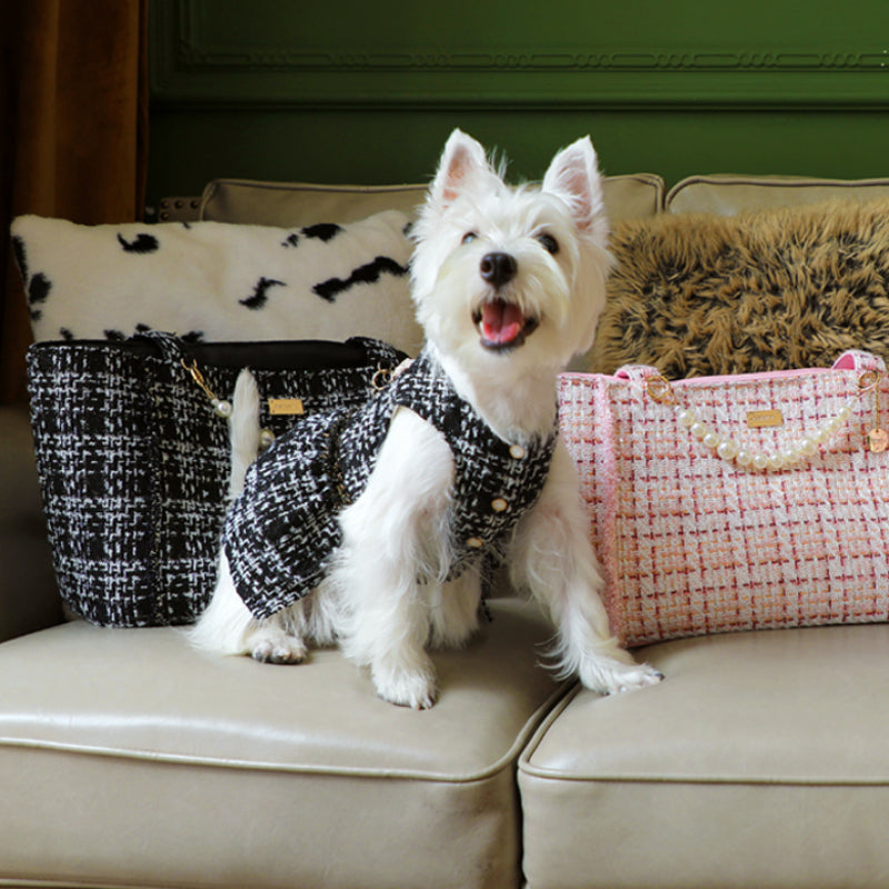 ARKIKA® Chanel-Style Pet Carrier Bag