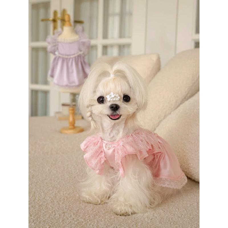 BOWWW® Pet Pearl Silk Dress - KIKOPALS