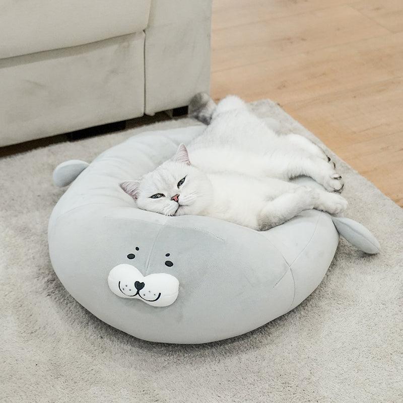 zeze® Seal-Shaped Cat Bed - KIKOPALS