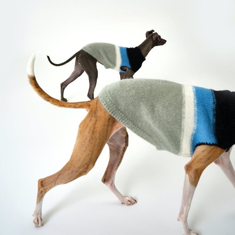 Nuoz® Gradient Color Sleeveless Knit Vest for Dogs – Mohair Wool Blend