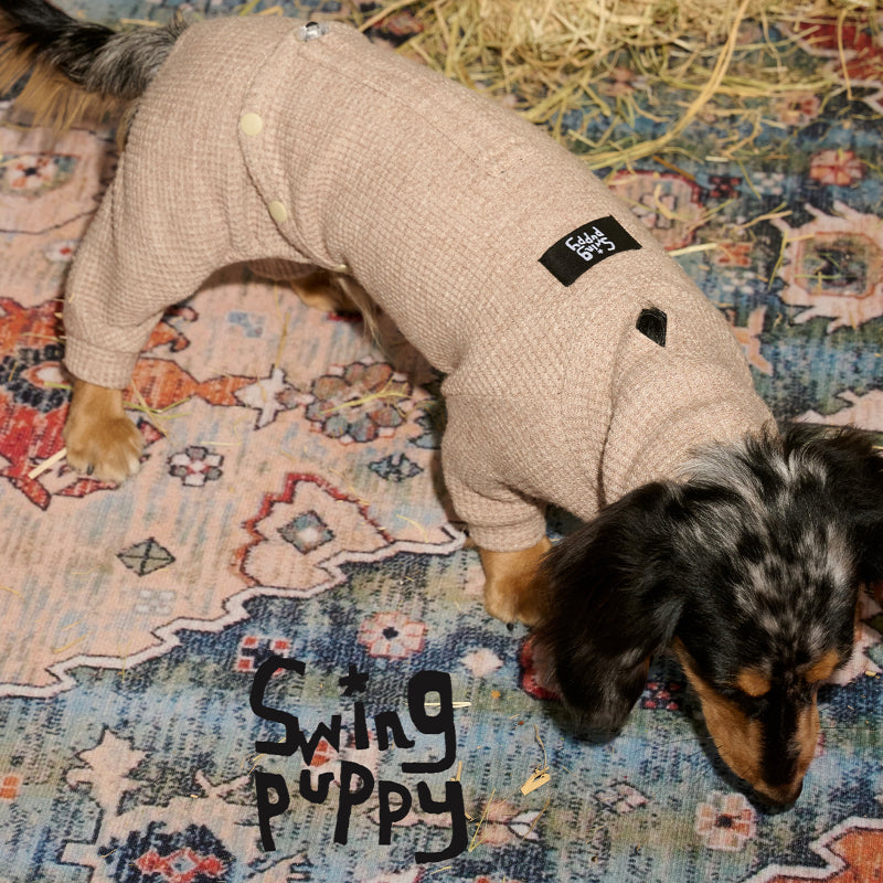 Swingpuppy® Dog Winter Waffle Knit High-Neck Base Layer