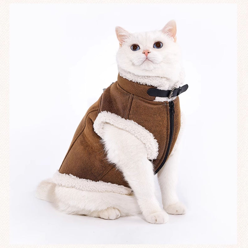 MookiPet® Suede Motorcycle Jacket for Dogs