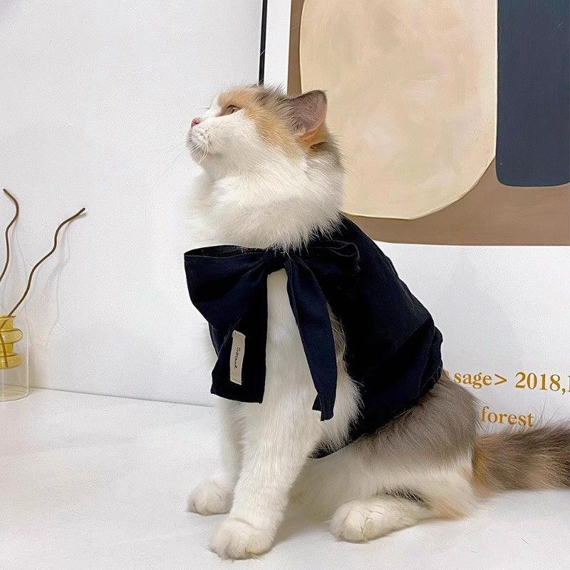 SANSUUK® Bow-Knot Linen & Cotton Pet Sling - KIKOPALS