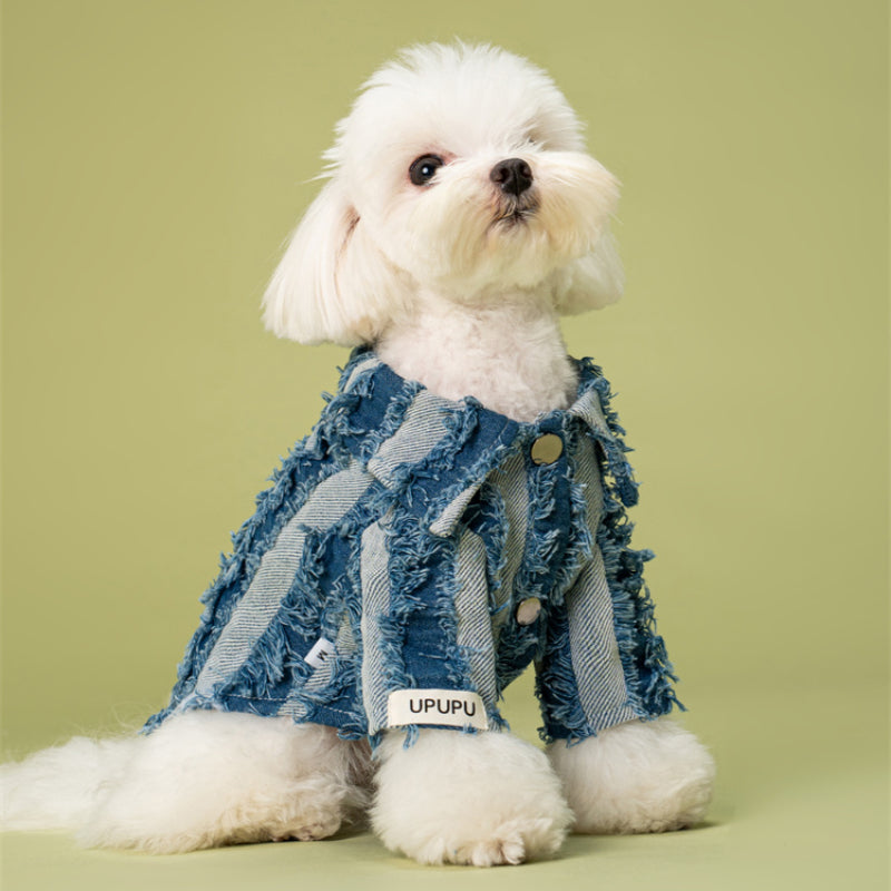 UPUPU® Trendy Denim Shirt for Dogs