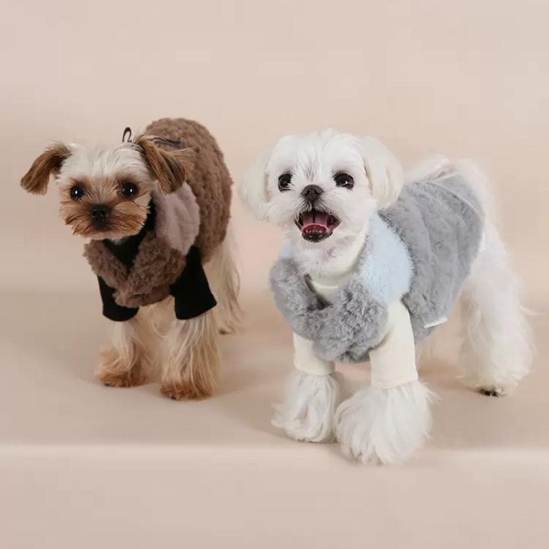 Dottylab® Furry Patchwork Dog Vest - KIKOPALS