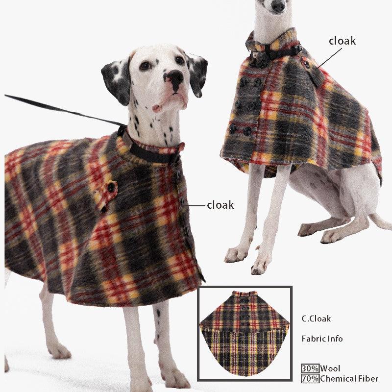 TAORAE® Classic English-Style Dog Cloak with Collar - KIKOPALS