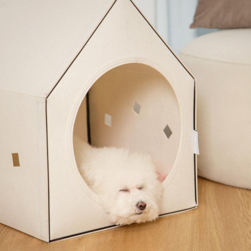 WURENDAO® Half-Covered Igloo Cat Bed - KIKOPALS