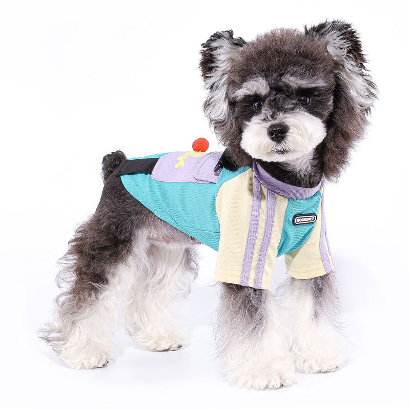 MookiPet® Functional Pocket Contrast T-Shirt for Dogs