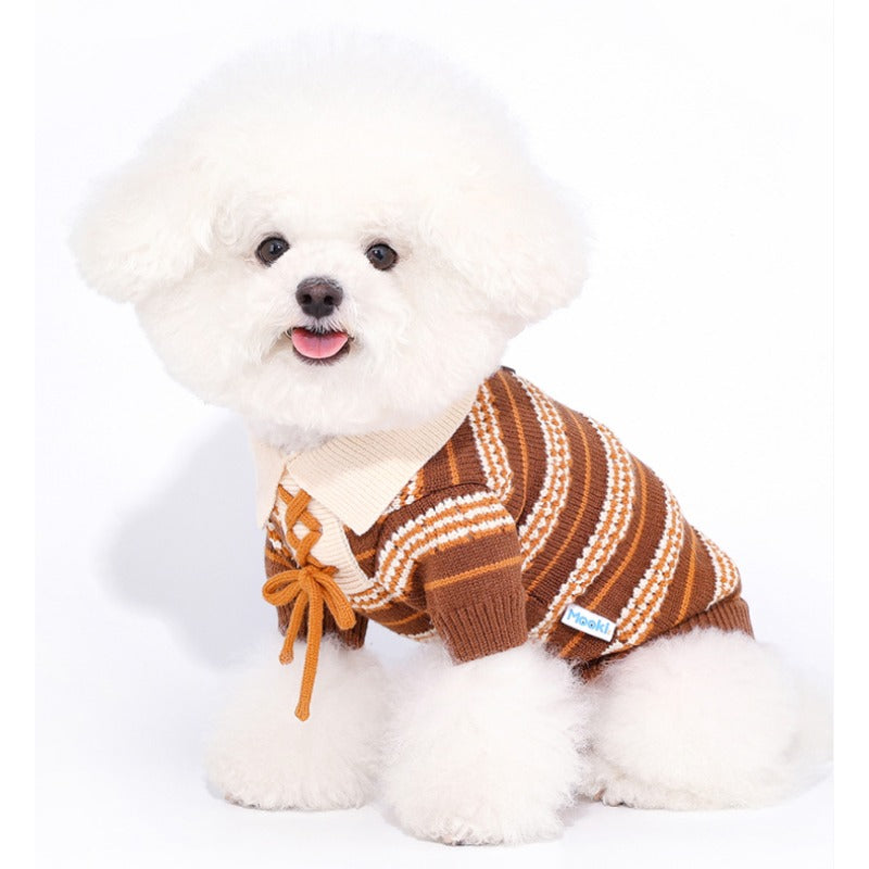 MookiPet® Retro Striped Sweater for Dogs