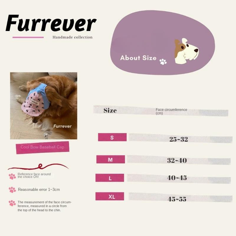 Furrever® Striped Scarf/Hat for Pets
