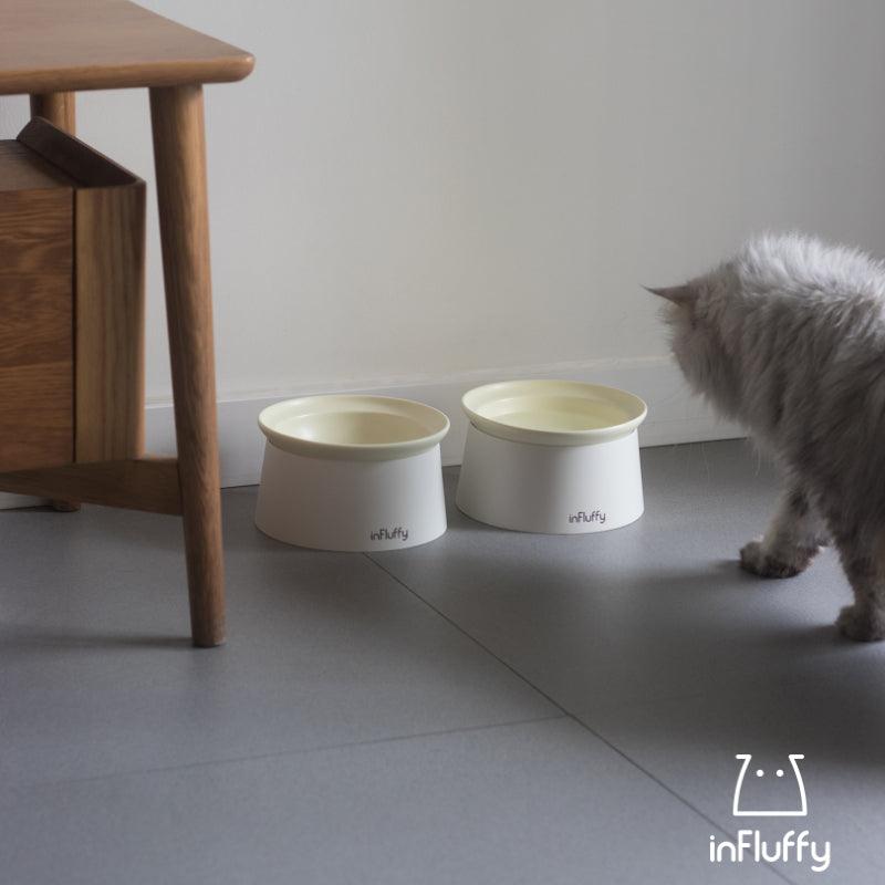 InFluffy® Split Ceramic High Pet Bowl - KIKOPALS